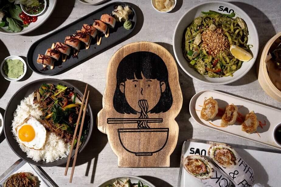 מסעדה אסייתית בגני תקווה MOJO SAN. צילום: אסף קרלה