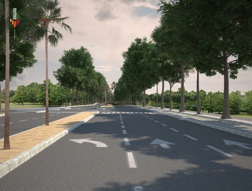 הדמיה כביש 289 גני תקווה