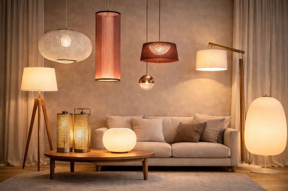 גופי תאורה לסלון