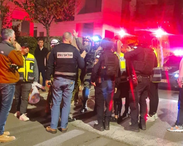 זירת נפילה בקריית אונו. צילום ארכיון: עיריית קריית אונו