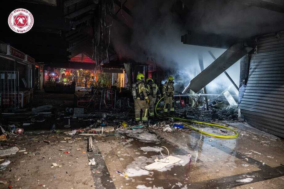 מרכז רימון קריית אונו. צילום: כיבוי אש והצלה