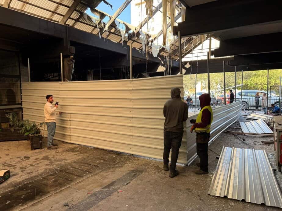 מרכז רימון קריית אונו הבוקר. צילום דוברות עיריית קריית אונו