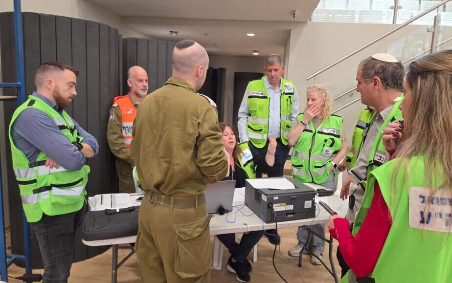 היערכות לחירום בגבעת שמואל. צילום: עיריית גבעת שמואל