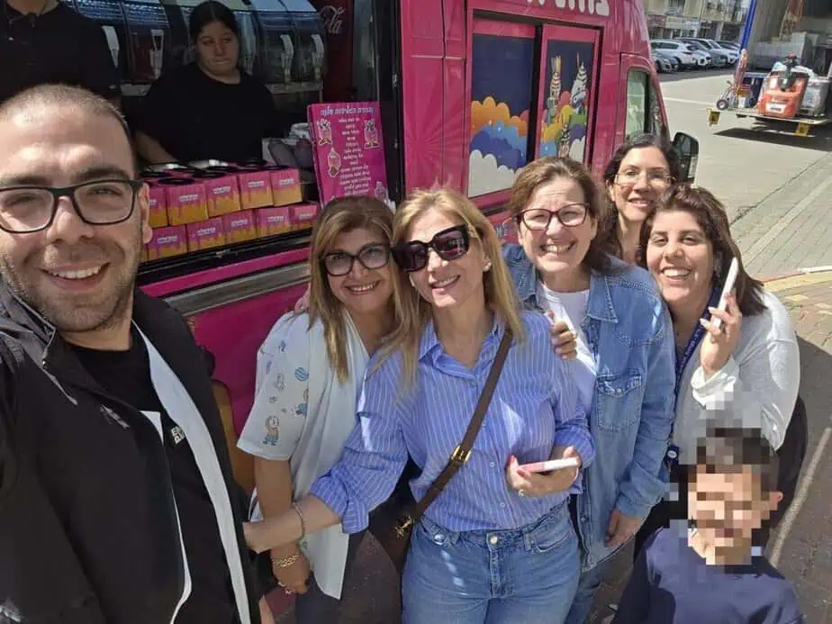 הפוגה מתוקה. צילום: כללית מחוז דן-פ"ת
