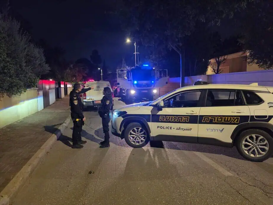 נפל אמל"ח אותר בסביון. צילום: דוברות המשטרה