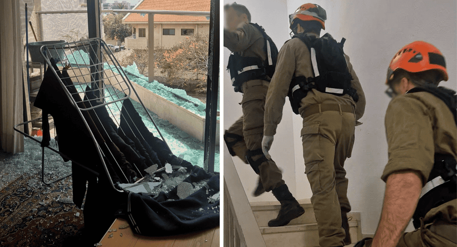 נפילה בקריית אונו. צילום: דוברות עיריית קריית אונו