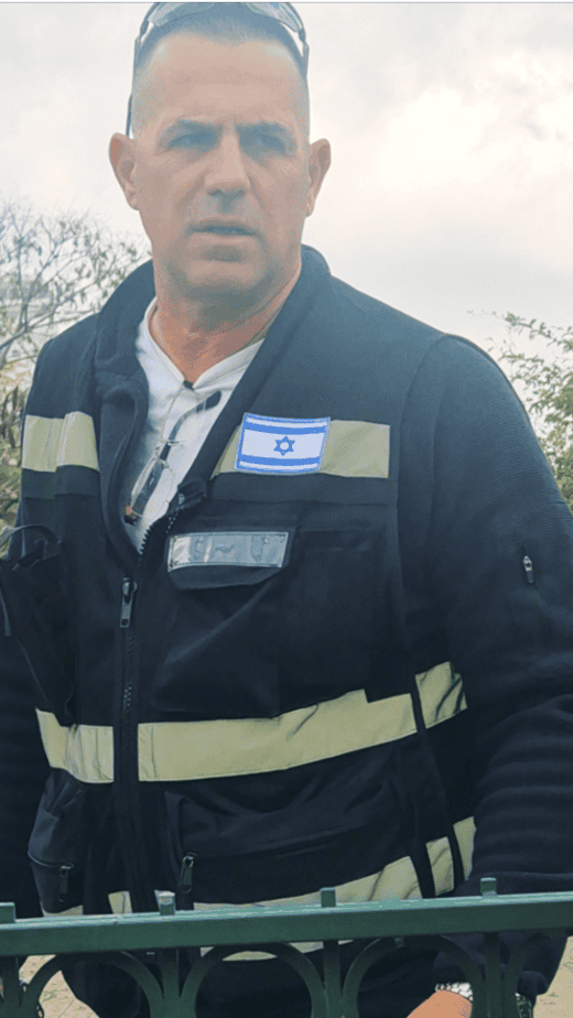 רועי ולפיש מנהל אגף הביטחון והפיקוח בקריית אונו. צילום: דוברות עיריית קריית אונו