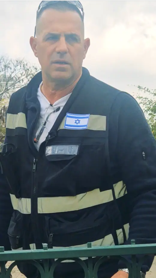 רועי ולפיש מנהל אגף הביטחון והפיקוח בקריית אונו. צילום: דוברות עיריית קריית אונו