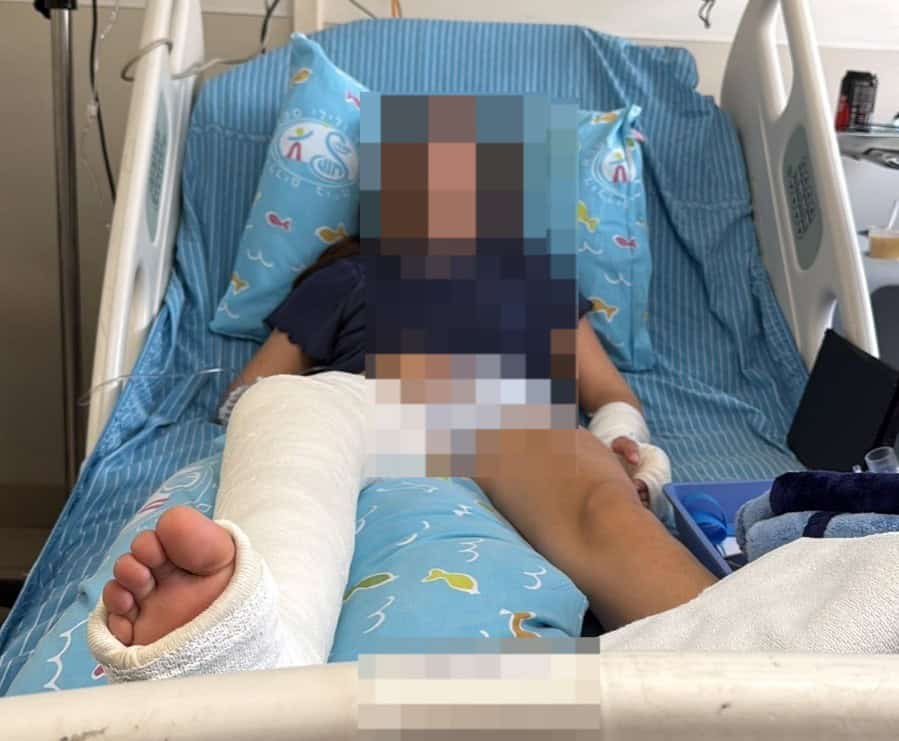 הילדה שנפצעה. צילום באדיבות המשפחה