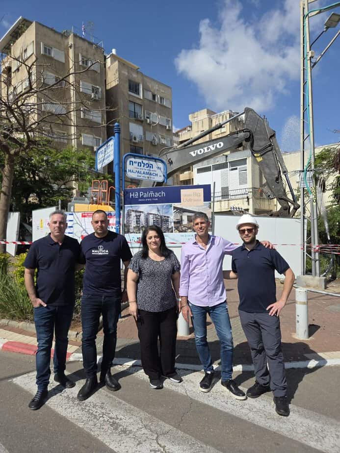 התחדשות עירונית ברחוב הפלמ"ח בגבעת שמואל. צילום: דוברות עיריית גבעת שמואל