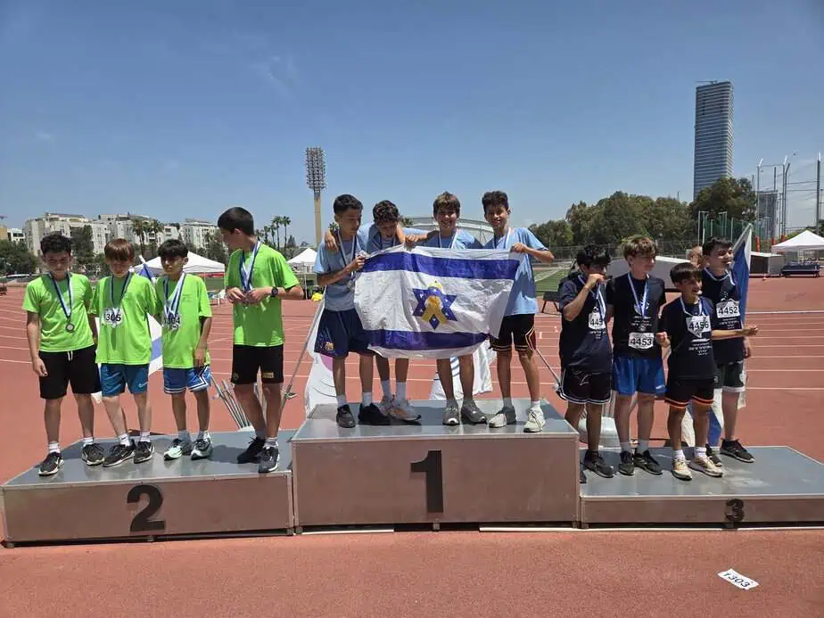 אליפות האתלטיקה לבתי ספר. צילום: אמיר דרוקר