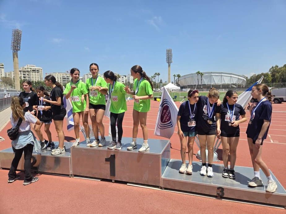 אליפות האתלטיקה לבתי ספר. צילום: אמיר דרוקר