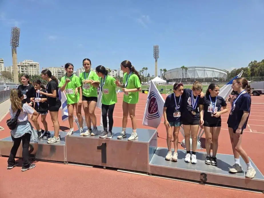 אליפות האתלטיקה לבתי ספר. צילום: אמיר דרוקר
