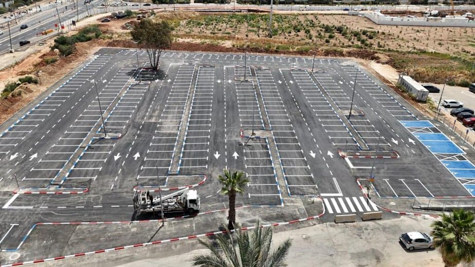 חניון חדש באור יהודה. צילום: עיריית אור יהודה