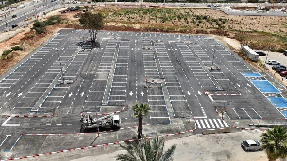 חניון חדש באור יהודה. צילום: עיריית אור יהודה