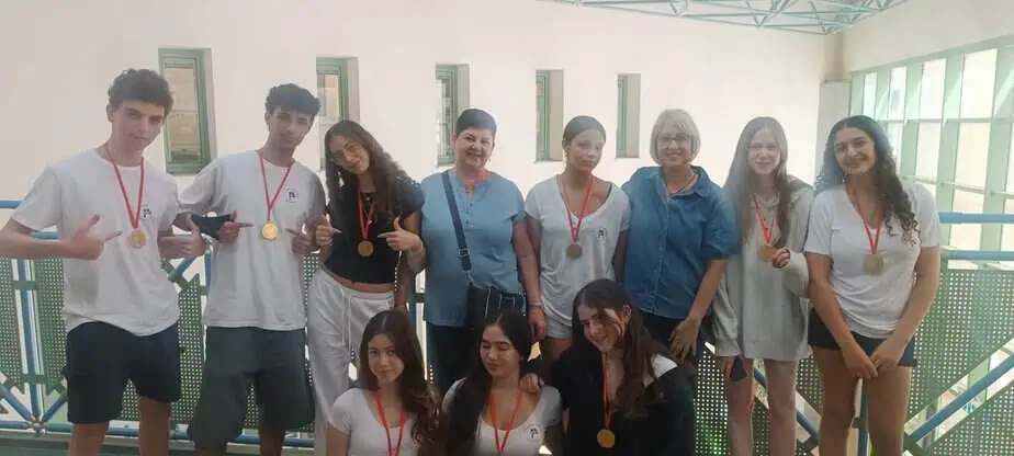 חטיבת בן צבי בגמר פרויקט E.zone. צילום: עיריית קריית אונו