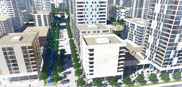רשות מקרקעי ישראל הדמיה שכונת רבין אור יהודה–קרדיט ארי כהן-מיכאל וינד אדריכלות ובינוי ערים