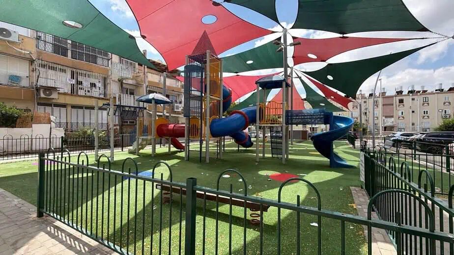 גן השעשועים הסמוך.קרדיט: רום חיים