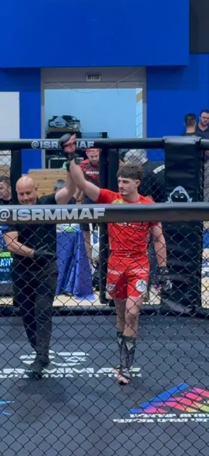 אלון אביטל אלוף אירופה ואלוף ישראל לנוער ב MMA. צילום פרטי