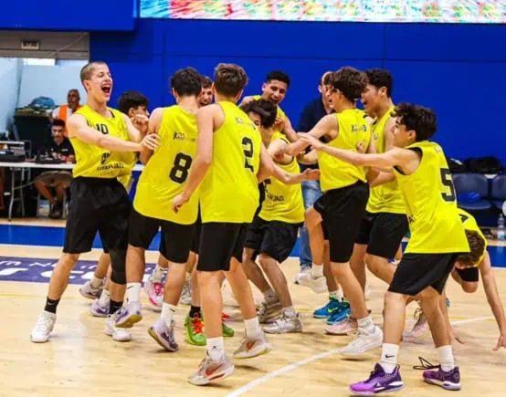 מכבי ת"א/גני תקווה אלופת ליגת ה-NBA ג'וניורס. צילום: יעל אמסילי – איגוד הכדורסל