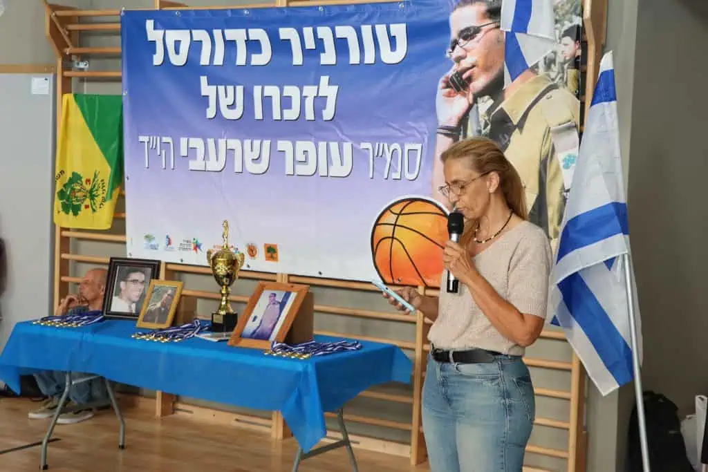 טורניר כדורסל לזכרו של סמ”ר עופר שרעבי ז”ל. צילום: ליאור בר סימן טוב