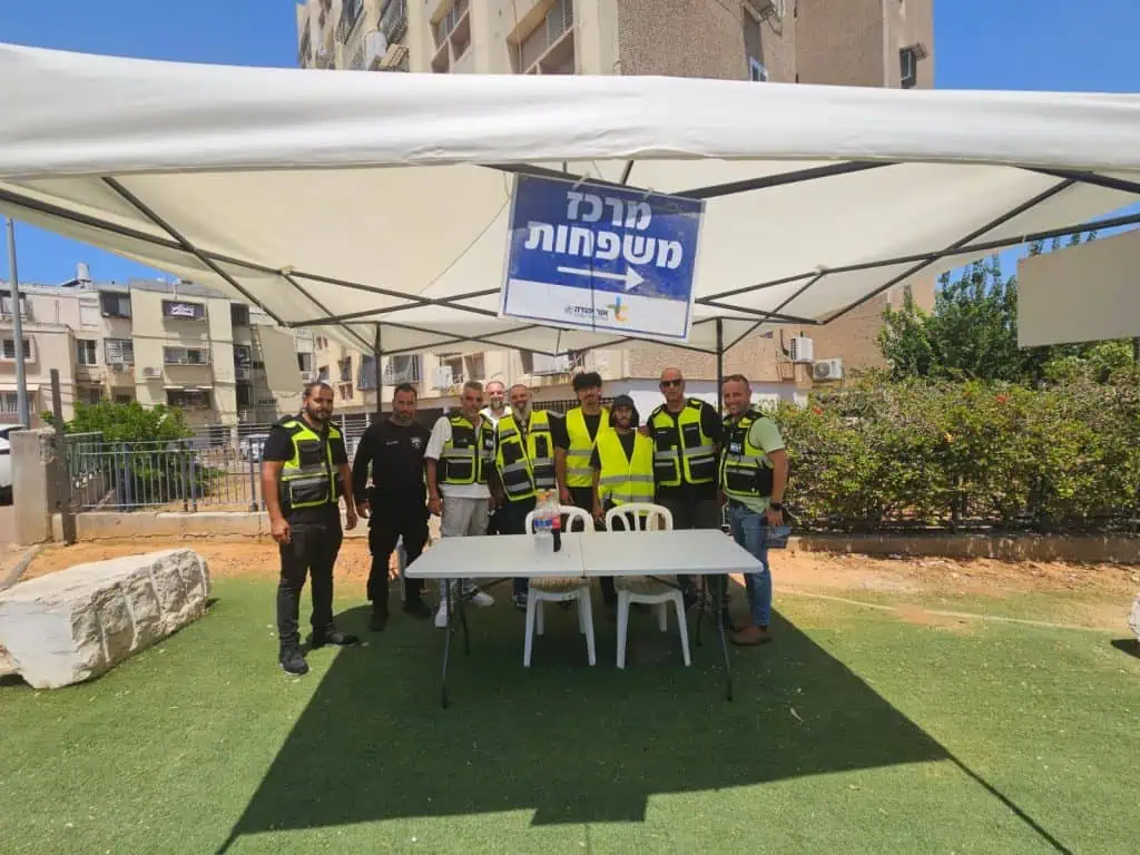 תרגיל חירום באור יהודה. צילום: דוברות עיריית אור יהודה