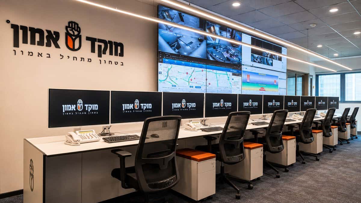 מרכז שליטה ובקרה של מוקד אמון ביהוד מונוסון