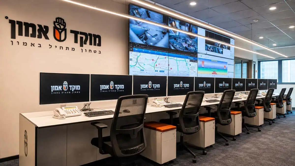 מרכז שליטה ובקרה של מוקד אמון ביהוד מונוסון