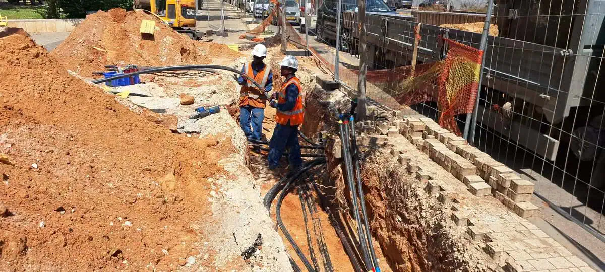 הקמת תשתיות החשמל לקריית החינוך החדשה בגני תקווה
