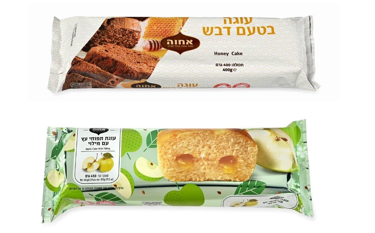 עוגת דבש ועוגת תפוחי עץ עם מילוי של אחוה. צילום: יעל האן