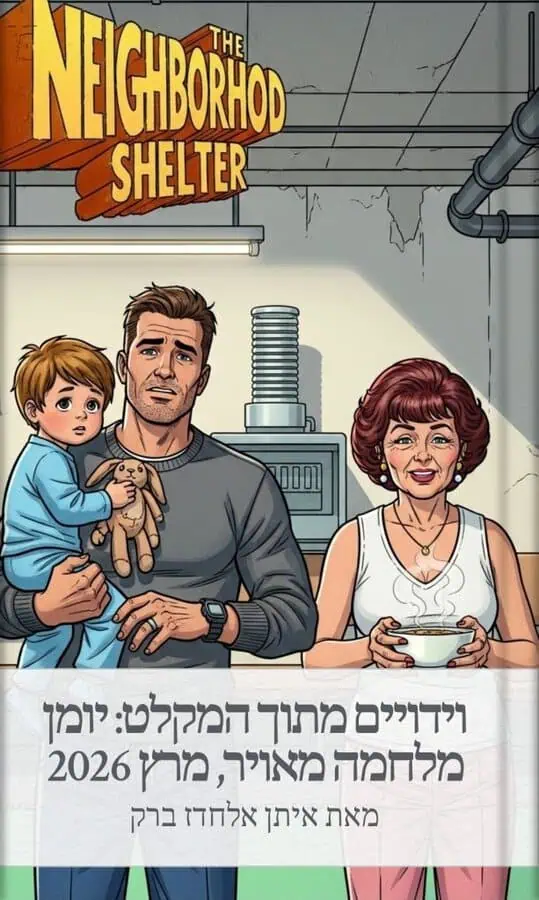 קומיקס ממעבה המקלט המשותף,. איתן אלחדז ברק
