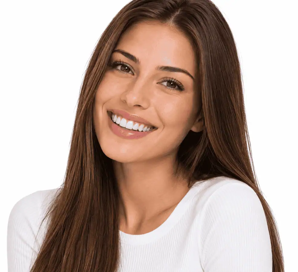 שילה כללית סמייל אילוסטרציה Bright White Studio Beauty Portrait