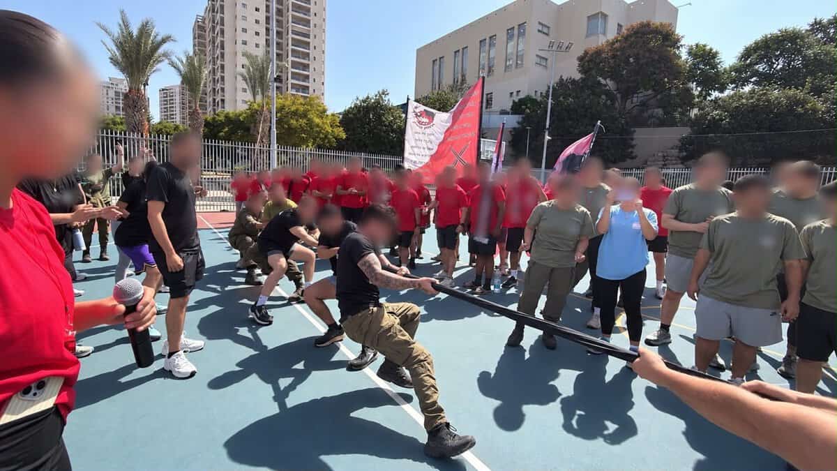 לוחמי גדוד "דרקון" ביום ספורט תחרותי בקריית אונו