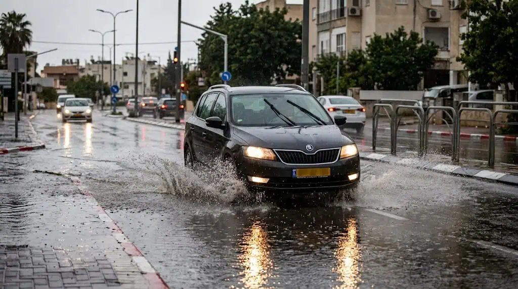 נהיגה בחורף