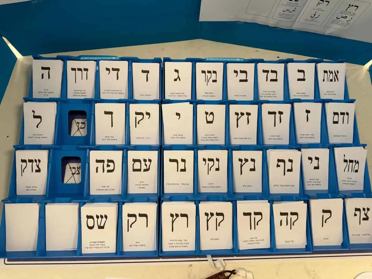 בחירות לכנסת ה-26. צילום: אונו ניוז
