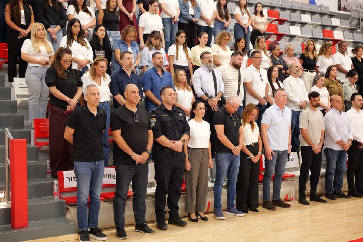 טקס זיכרון  אירועי 7.10 באור יהודה. צילום: סטודיו ישראל
